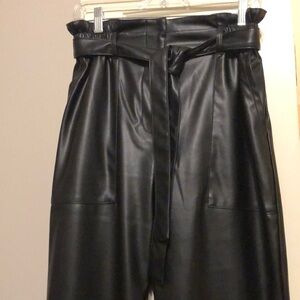 Black faux leather pants by Bar 111. Size 8. Brand New Pants.